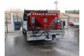 ASKALE MAKİNADAN MİNİ TUZ SERPME MAKİNASI