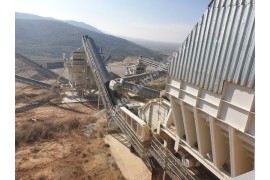 İkinci el taş Kırma eleme tesisi 400-450 ton saat kapasiteli 
